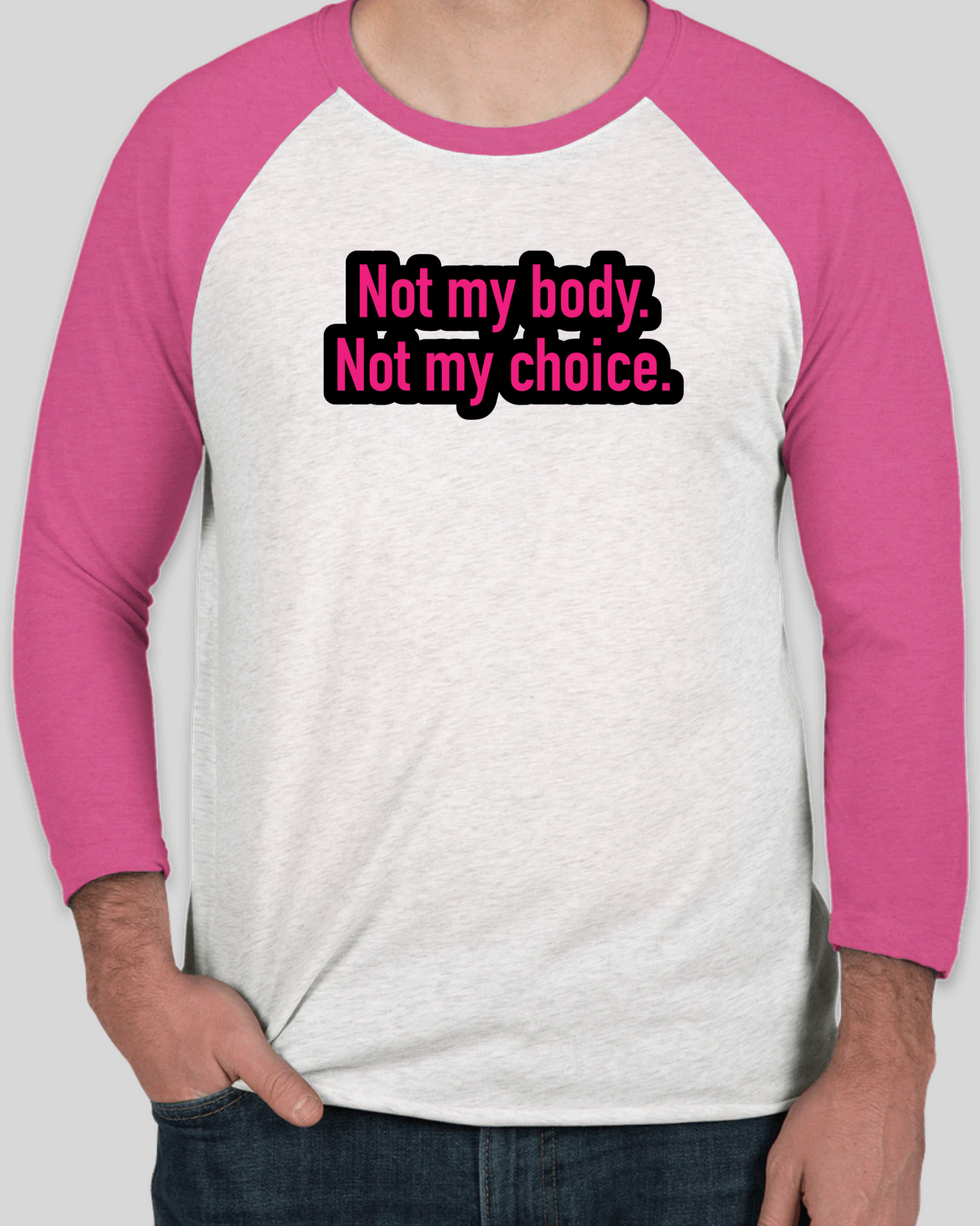 Not My Body Long Sleeve Henley